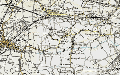 Old map of Blackmoor in 1903