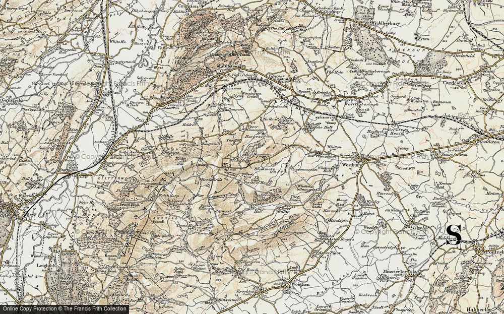 Old Map of Blackmore, 1902 in 1902