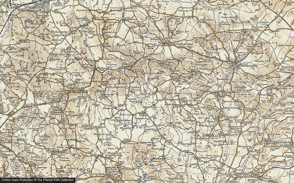 Old Map of Blackney, 1898-1899 in 1898-1899