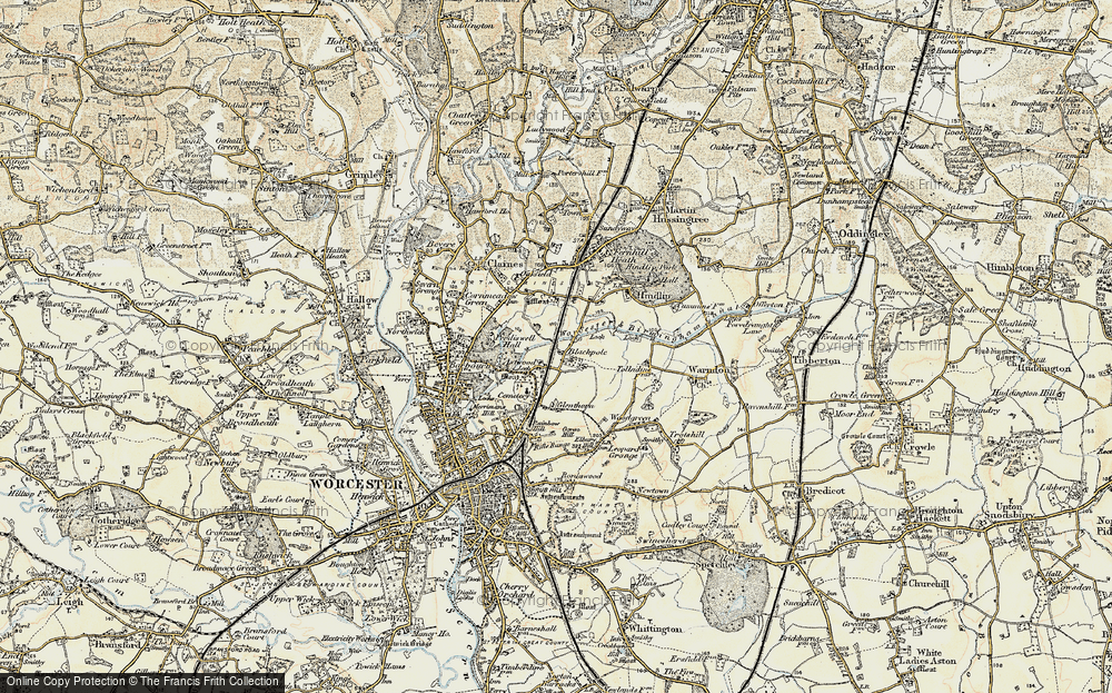 Old Map of Blackpole, 1899-1902 in 1899-1902