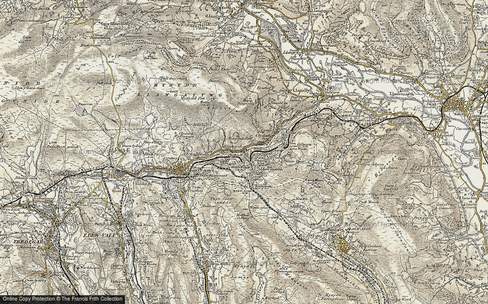 Old Map of Blackrock, 1899-1900 in 1899-1900
