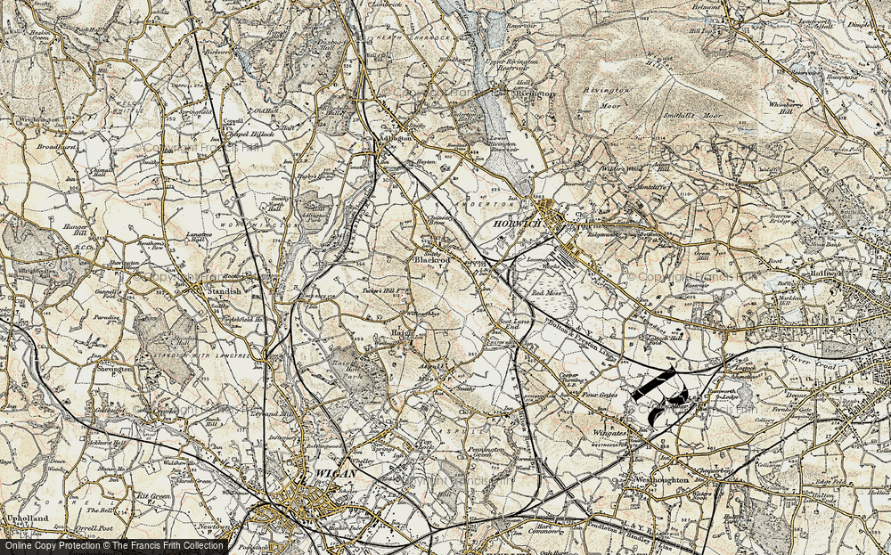 Old Map of Blackrod, 1903 in 1903