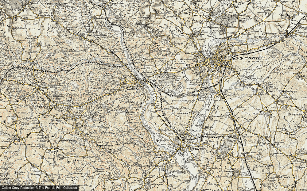 Old Map of Blackstone, 1901-1902 in 1901-1902