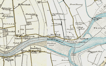Old map of Blacktoft in 1903