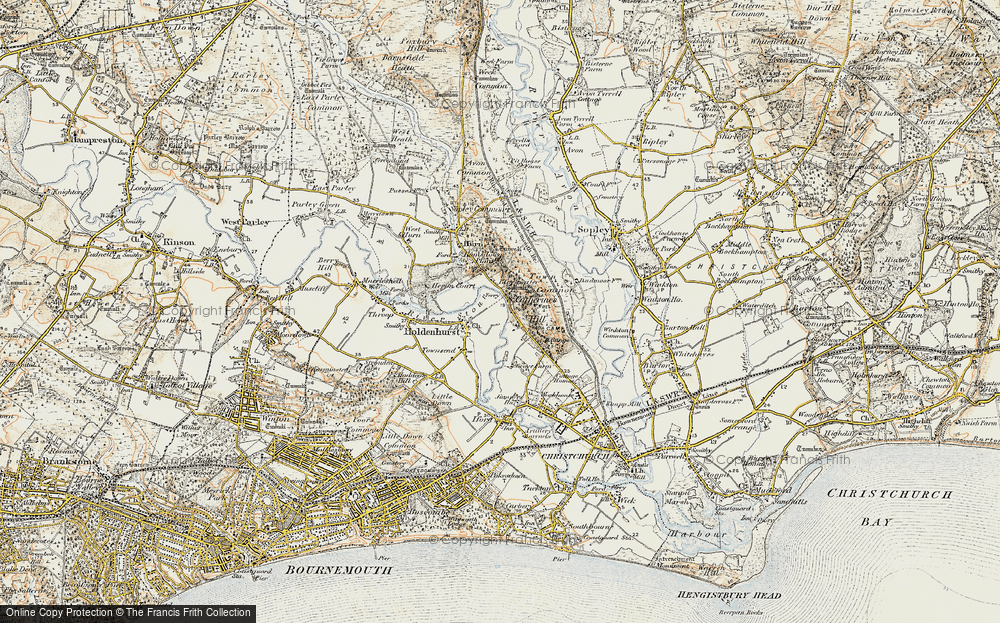 Old Map of Blackwater, 1897-1909 in 1897-1909