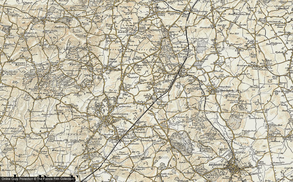 Old Map of Blackwell, 1901-1902 in 1901-1902
