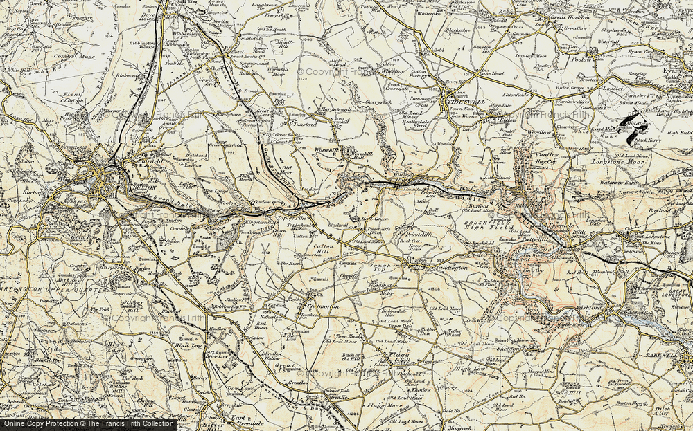 Old Map of Blackwell, 1902-1903 in 1902-1903