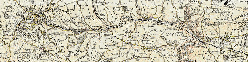 Old map of Blackwell in 1902-1903