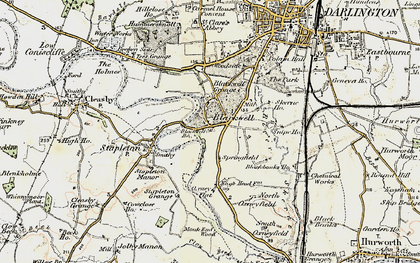 Old map of Blackwell Br in 1903-1904