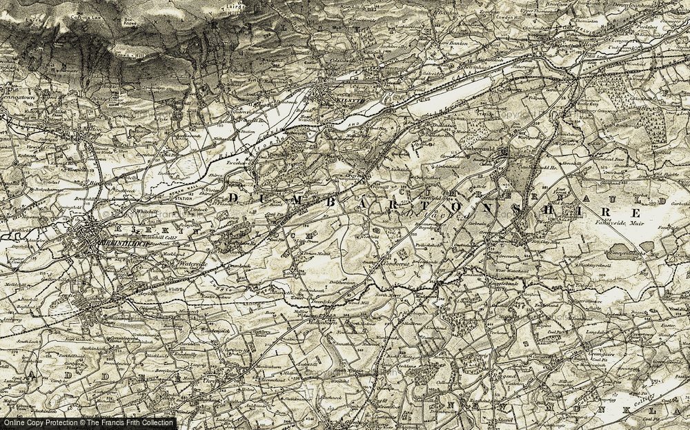 Old Map of Blackwood, 1904-1907 in 1904-1907
