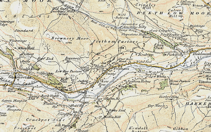 Old map of Blades in 1903-1904