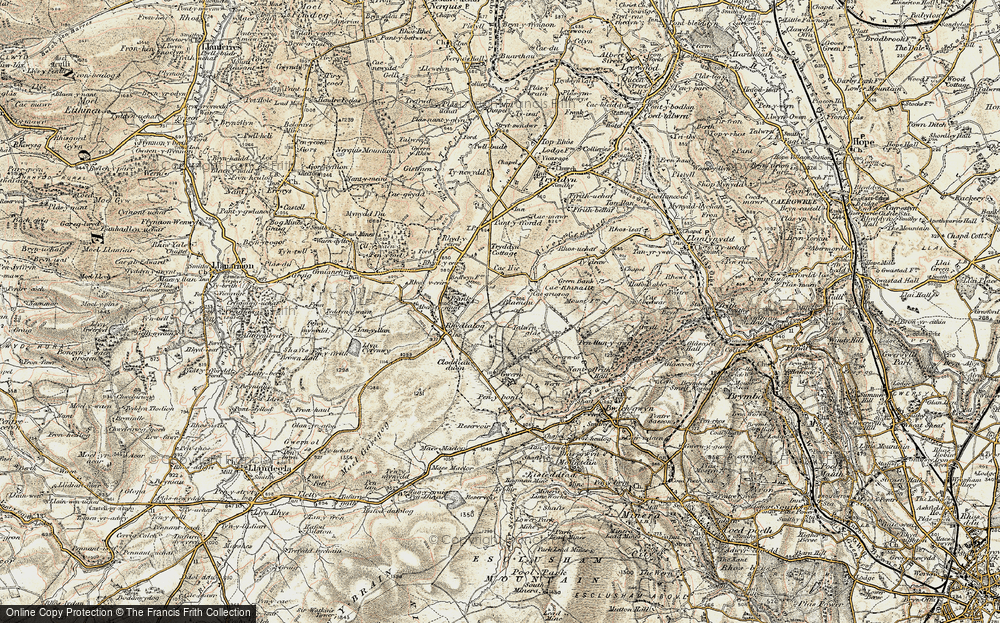 Old Map of Blaenau, 1902-1903 in 1902-1903