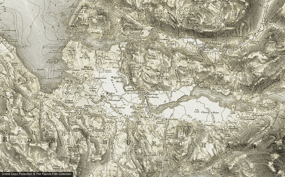 Old Map of Blain, 1906-1908 in 1906-1908