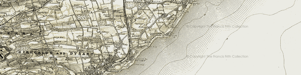 Old map of Blair in 1903-1908