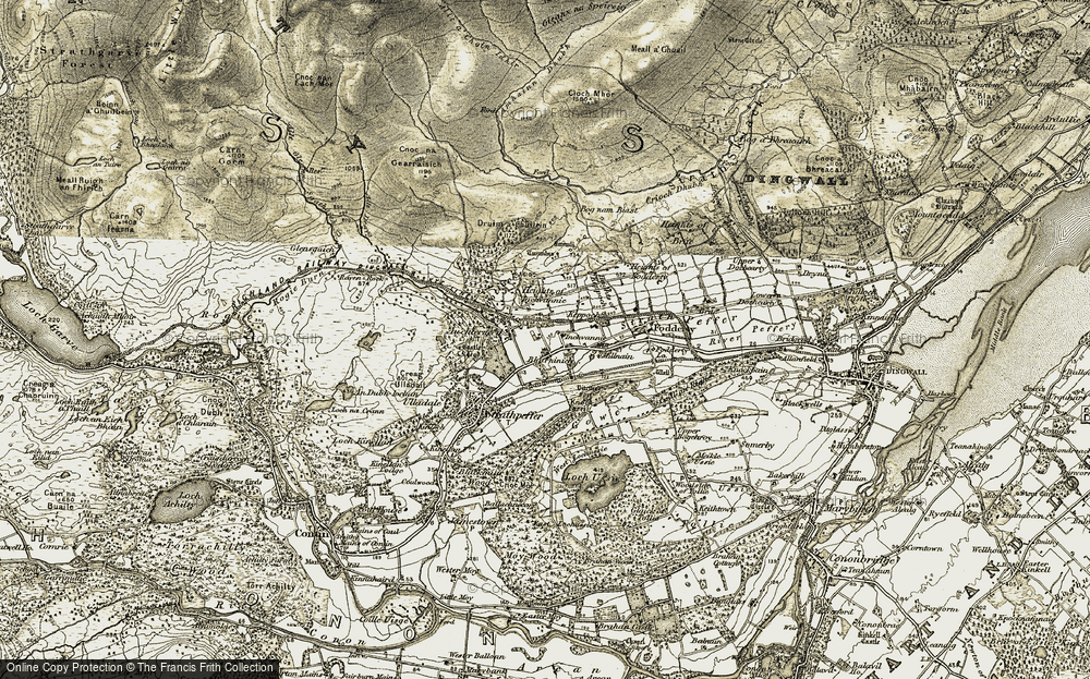 Old Map of Blairninich, 1911-1912 in 1911-1912