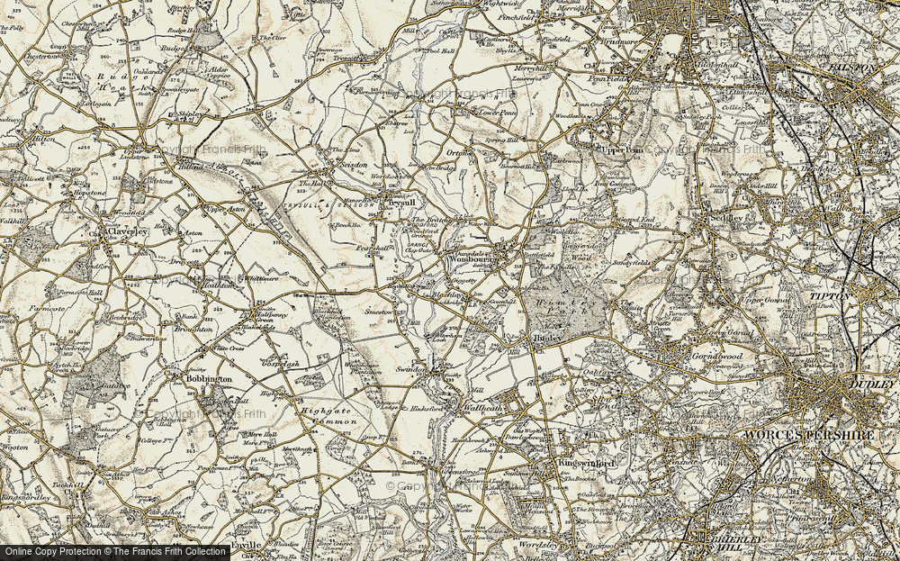 Old Map of Blakeley, 1902 in 1902