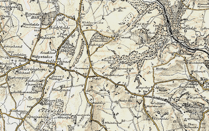 Old map of Blakeley Lane in 1902