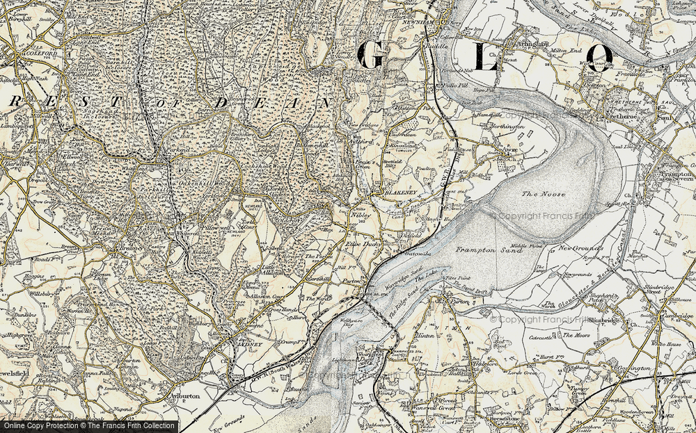 Old Map of Blakeney, 1899-1900 in 1899-1900