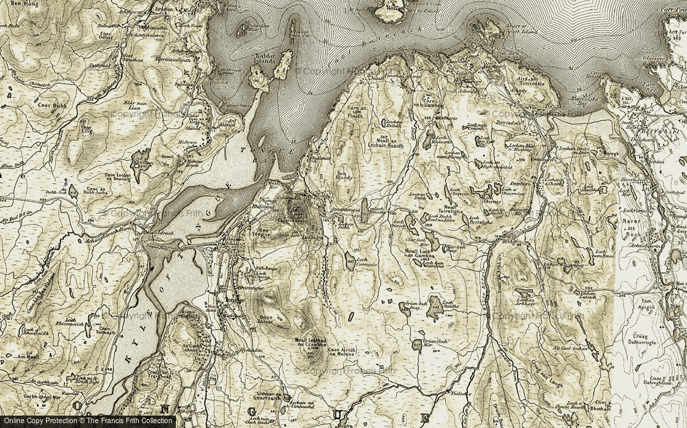 Old Map of Blandy, 1910-1912 in 1910-1912