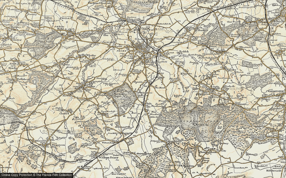 Old Map of Blatchbridge, 1897-1899 in 1897-1899