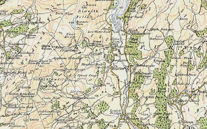 Old map of Blawith in 1903-1904