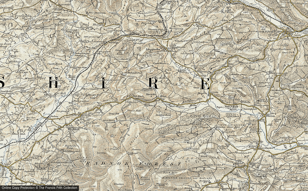 Bleddfa, 1901-1903