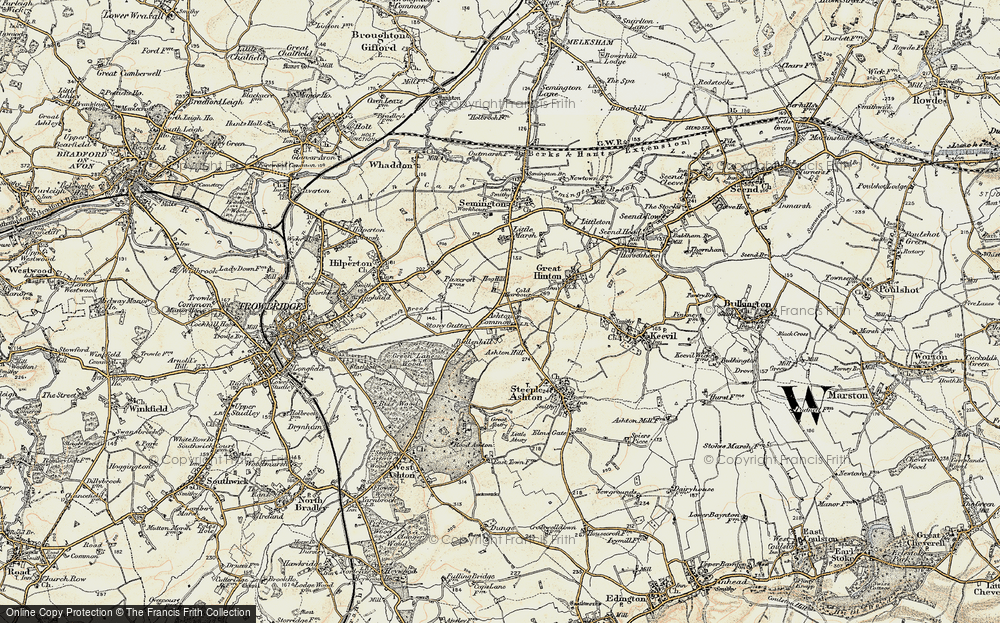 Old Map of Bleet, 1898-1899 in 1898-1899