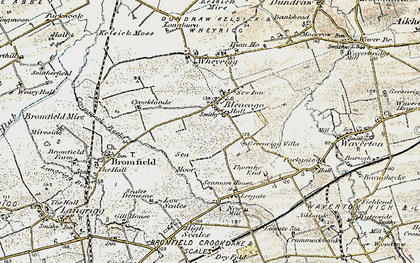 Old map of Blencogo in 1901-1904