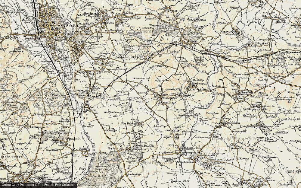 Old Map of Blenheim, 1897-1899 in 1897-1899