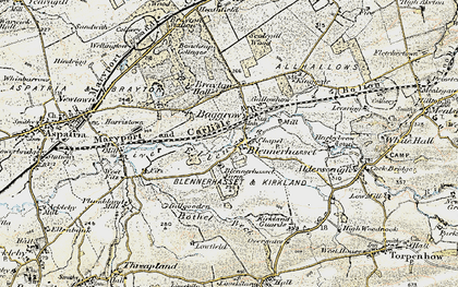 Old map of Blennerhasset in 1901-1904