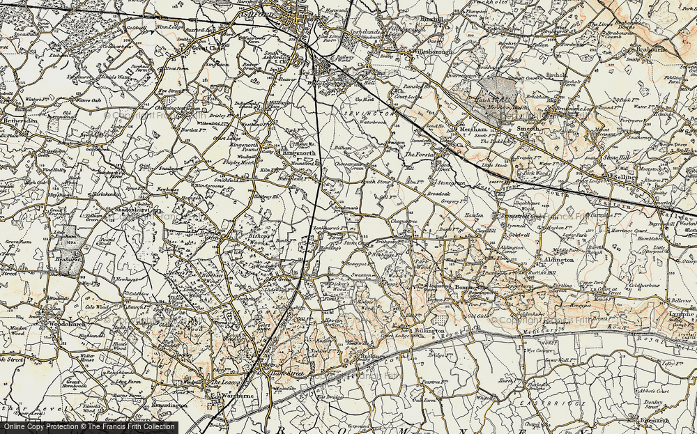 Old Map of Bliby, 1897-1898 in 1897-1898