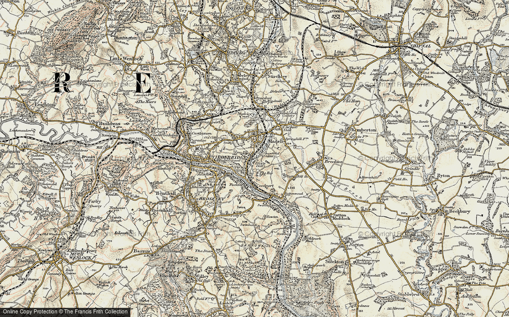 Old Map of Blists Hill, 1902 in 1902