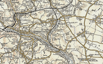 Old map of Blists Hill in 1902