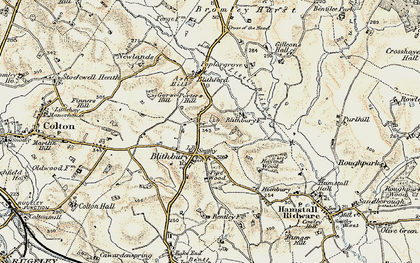 Old map of Ash Hill in 1902