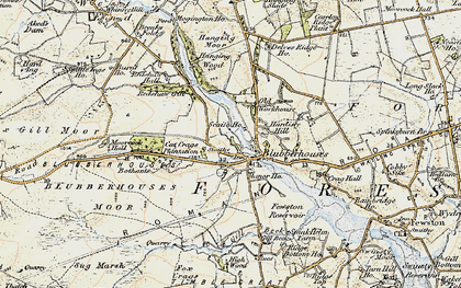Old map of Bothams in 1903-1904