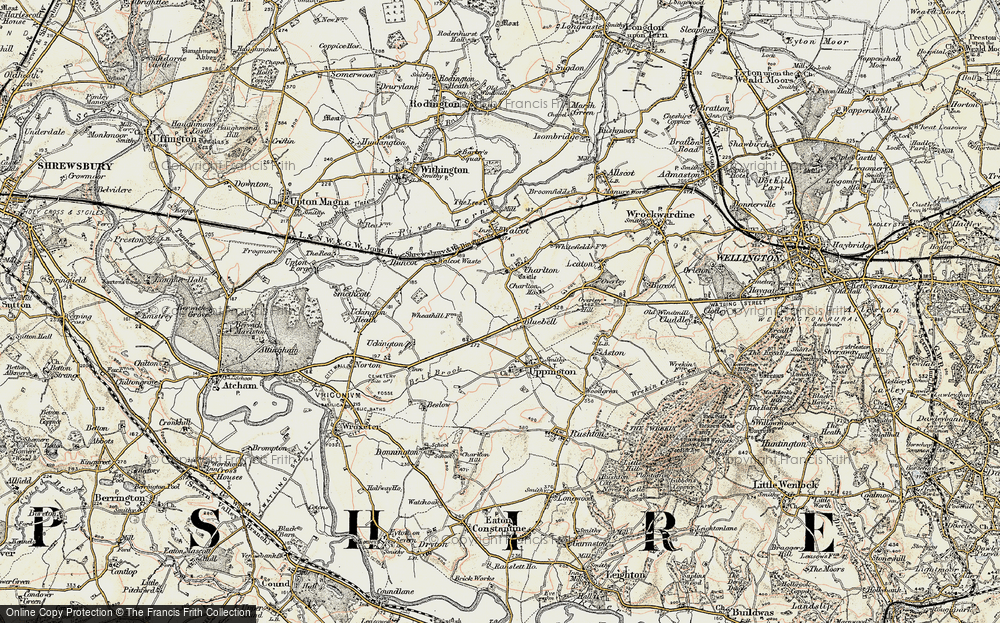 Old Map of Bluebell, 1902 in 1902