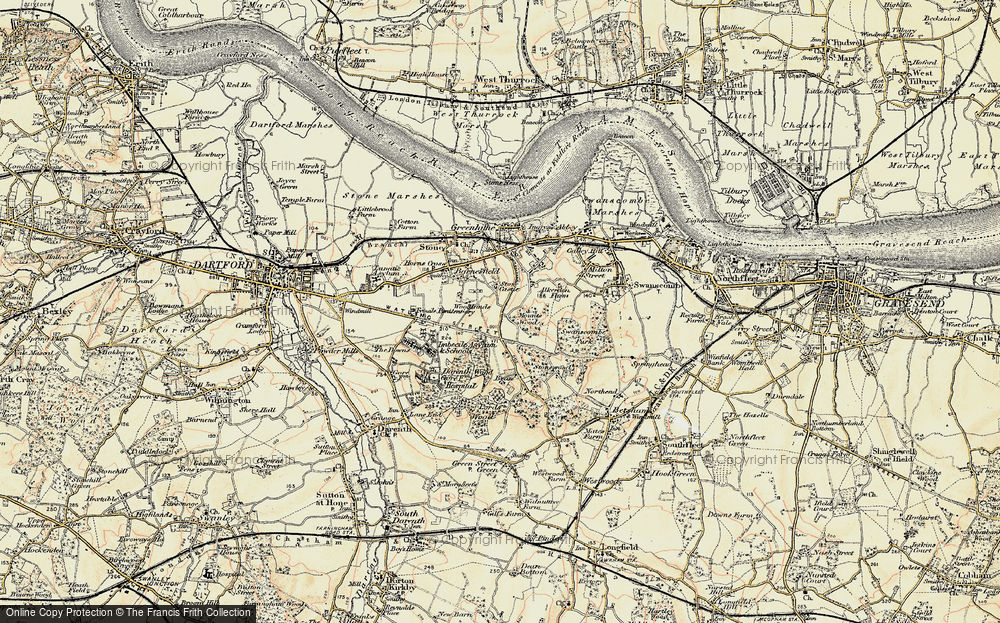 Old Map of Bluewater, 1897-1898 in 1897-1898