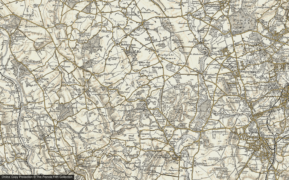 Old Map of Blundies, 1902 in 1902