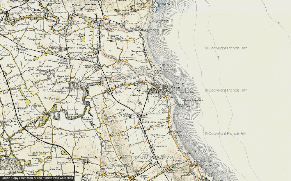 Old Map of Blyth, 1901-1903 in 1901-1903