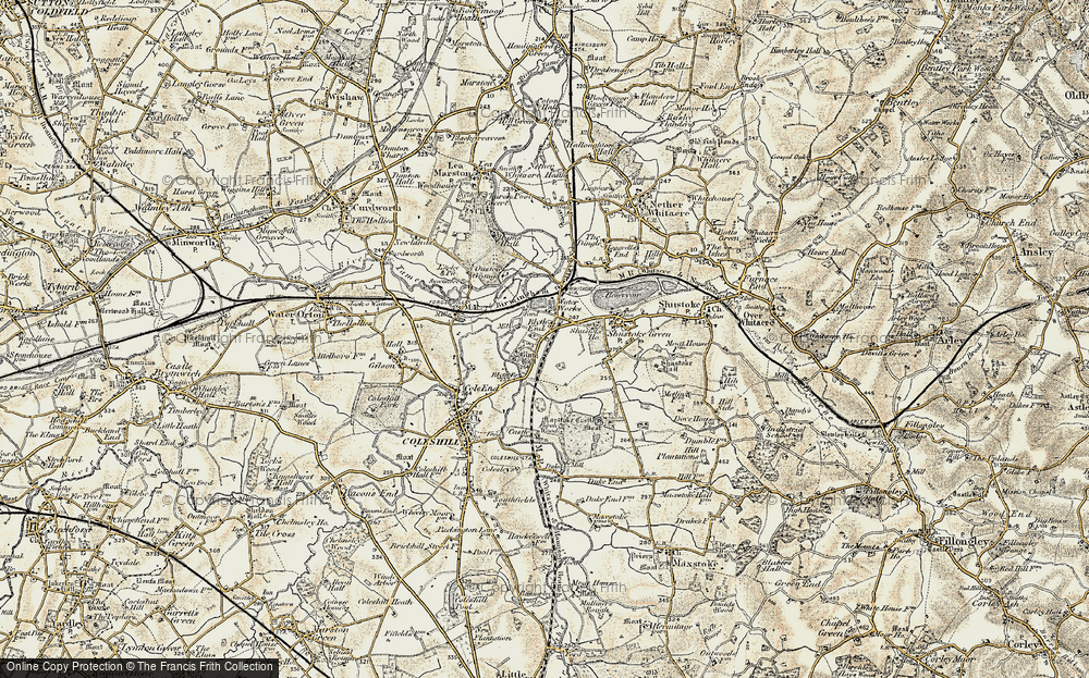 Old Map of Blyth End, 1901-1902 in 1901-1902