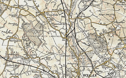 Old map of Boar's Head in 1903
