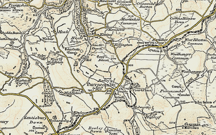 Old map of Bodley in 1900