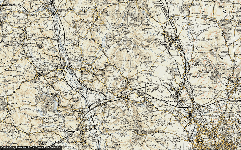 Old Map of Bogend, 1902 in 1902