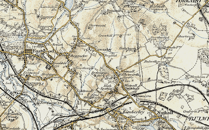 Old map of Bogend in 1902