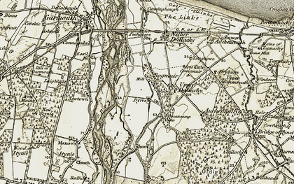 Old map of Bogmoor in 1910