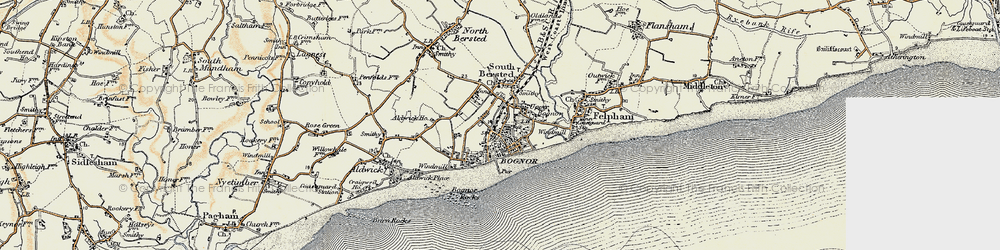 Old map of Bognor Regis in 1897-1899