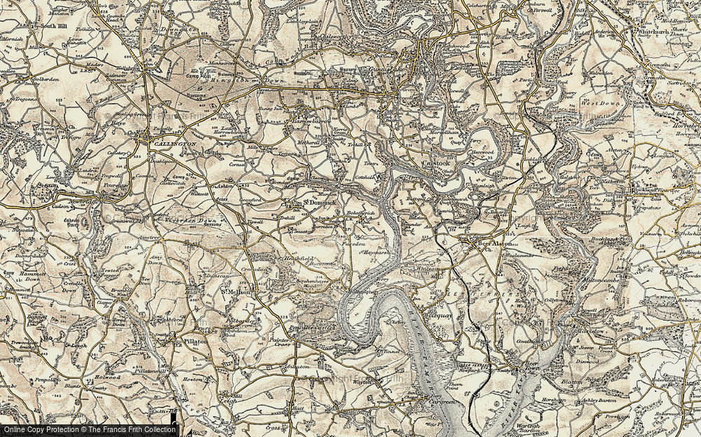 Old Map of Bohetherick, 1899-1900 in 1899-1900