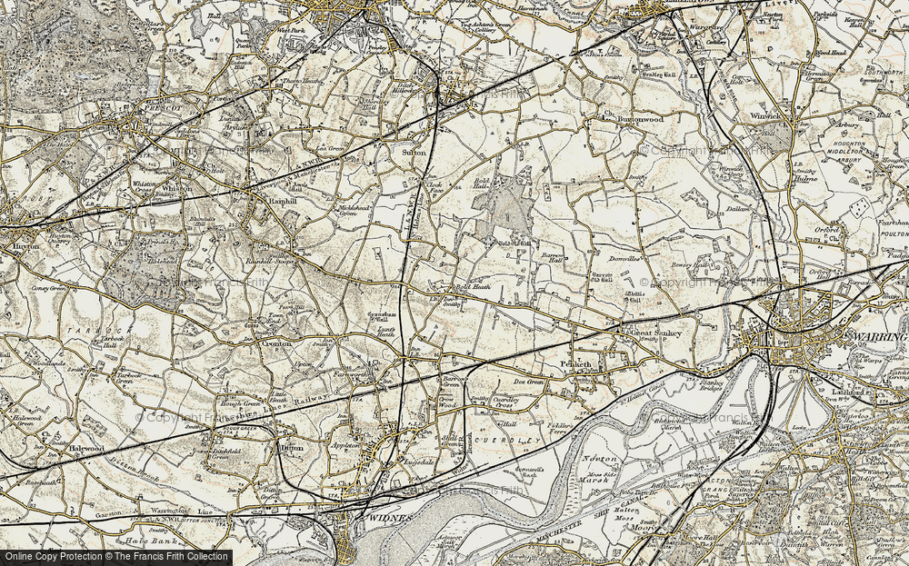 Old Map of Bold Heath, 1903 in 1903