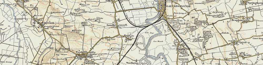 Old map of Bole Ings in 1903