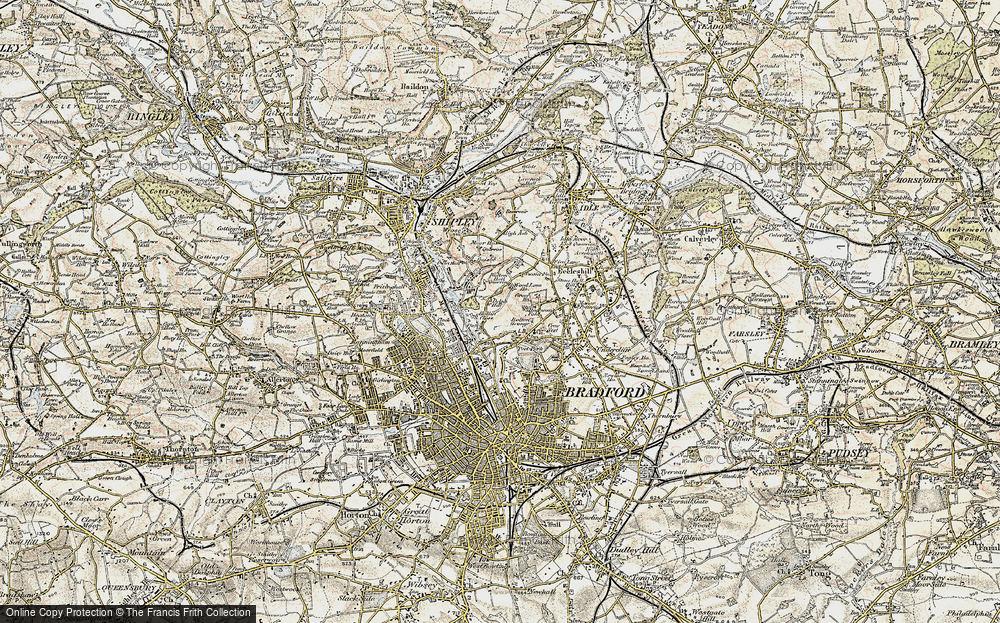 Old Map of Bolton, 1903-1904 in 1903-1904